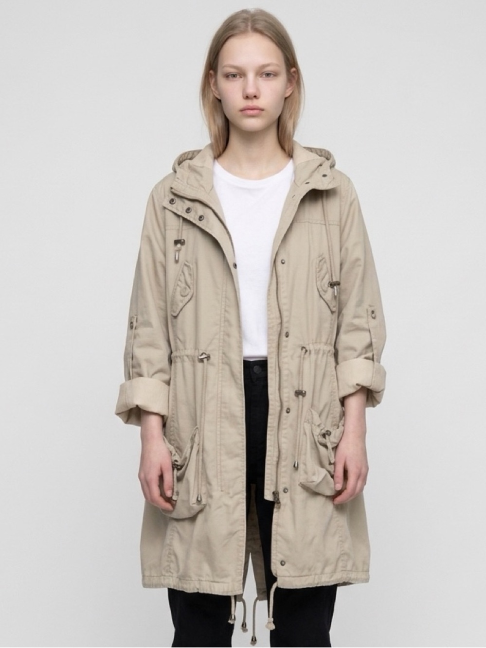 NWOT Together XL Size 18 Tan Longline Fall Jacket